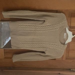 Brown knit sweater